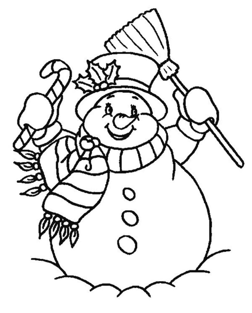 Omul de zăpadă animat
