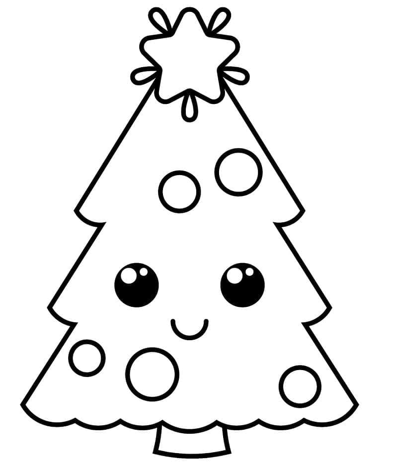 Pomul de Crăciun Kawaii