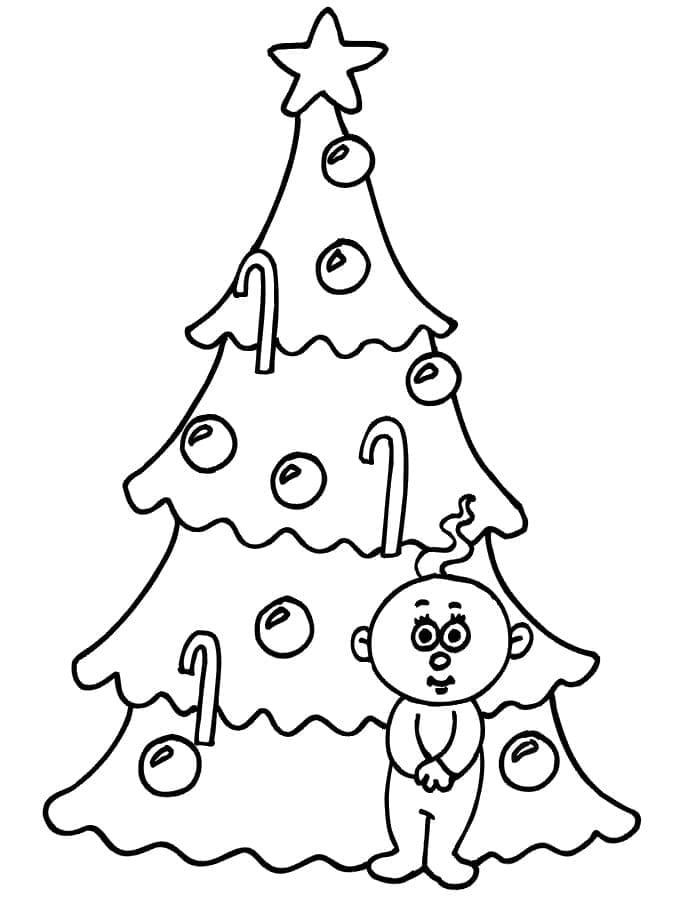 Pomul de Crăciun și copilul