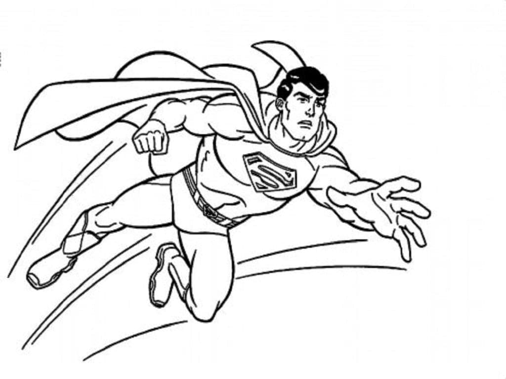 Superman de la dc justice league