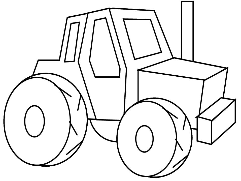 Tractor foarte simplu