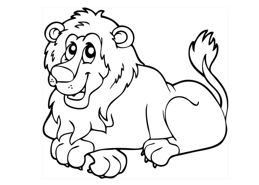 Un leu din desene animate