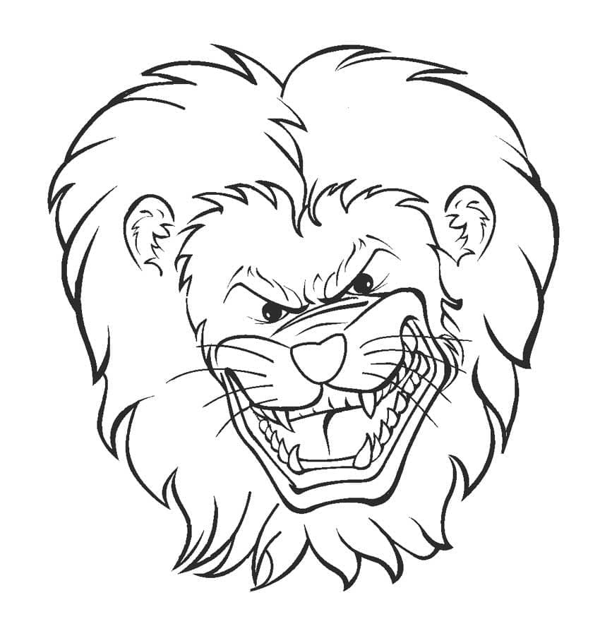 Un leu furios