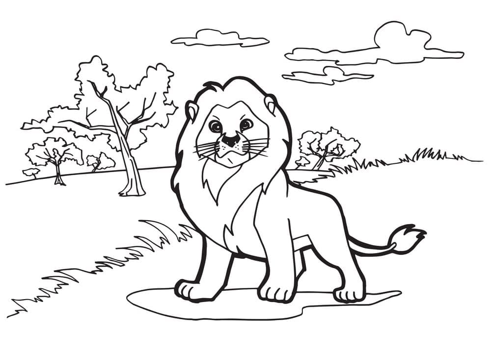 Un leu mândru