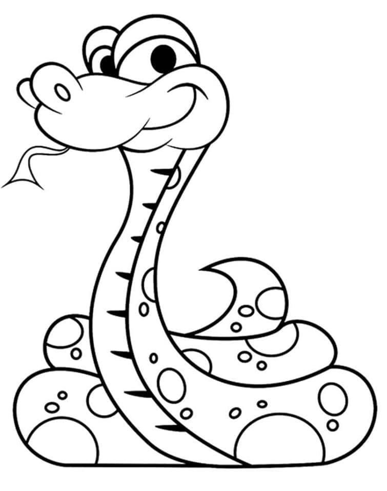 Un șarpe fericit
