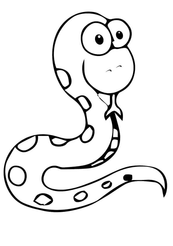 Un șarpe foarte drăguț
