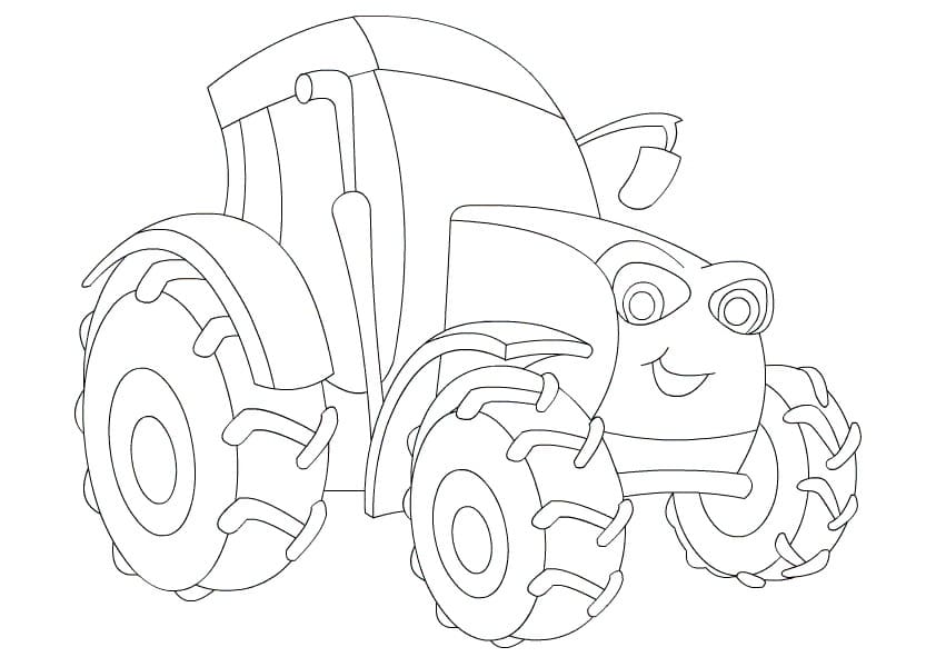 Un tractor fericit