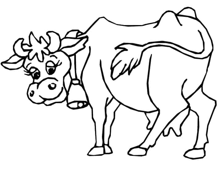 Vaca de desene animate