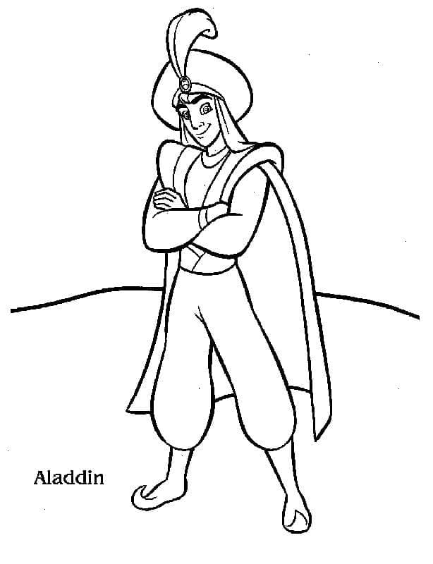 Aladin de colorat p42