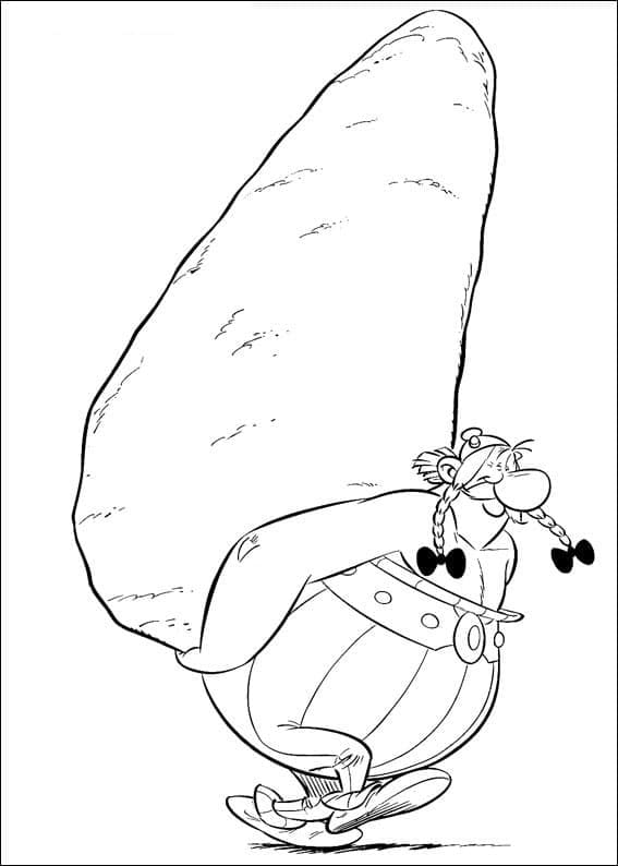 Asterix si obelix de colorat p34