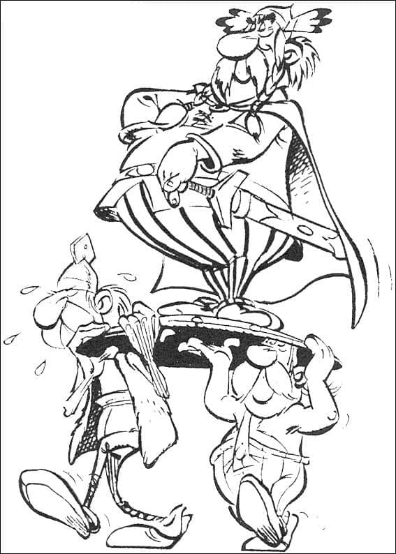 Asterix si obelix de colorat p41