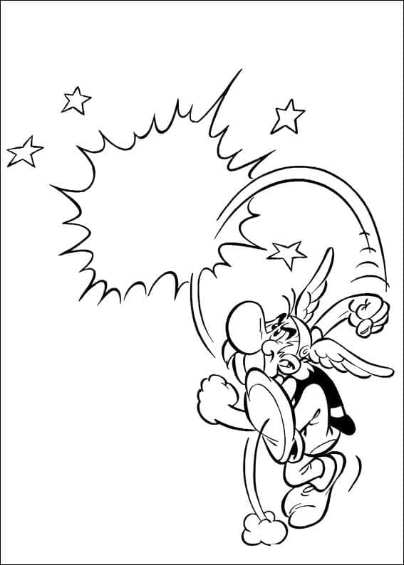 Asterix si obelix de colorat p46