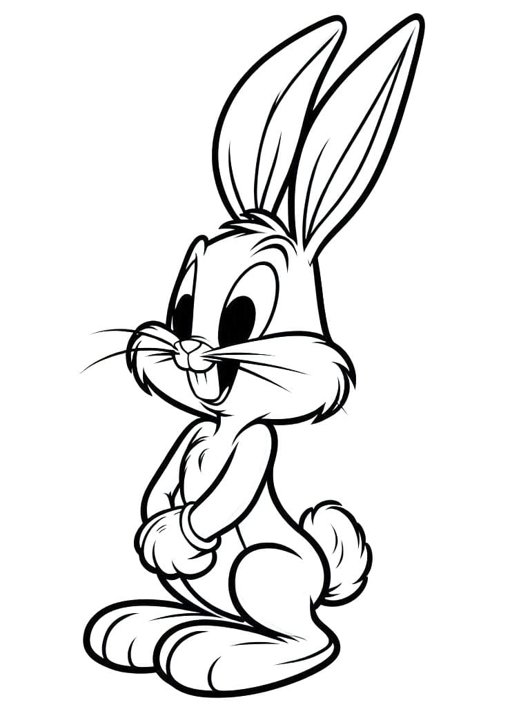Fise de colorat cu Bugs bunny de colorat p39
