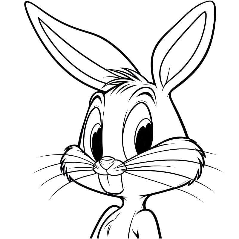 Fise de colorat cu Bugs bunny de colorat p41