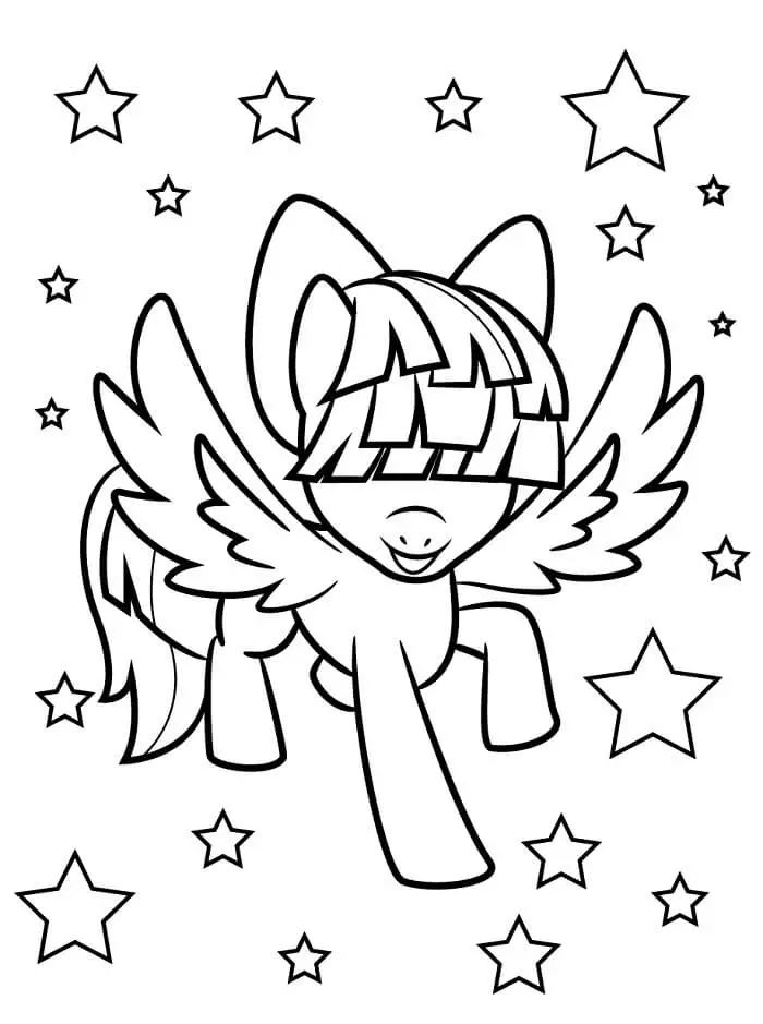 Fise de colorat cu Gratuite My Little Pony Pentru Copii