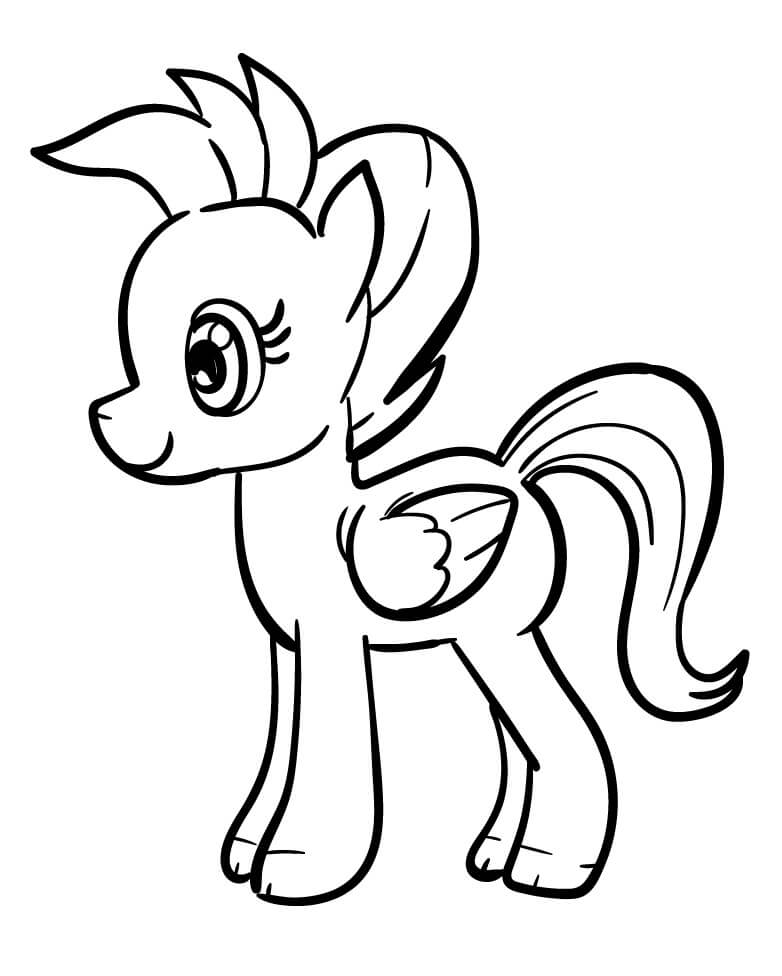 Fise de colorat cu Imprimabile Gratuite My Little Pony Pentru Copii