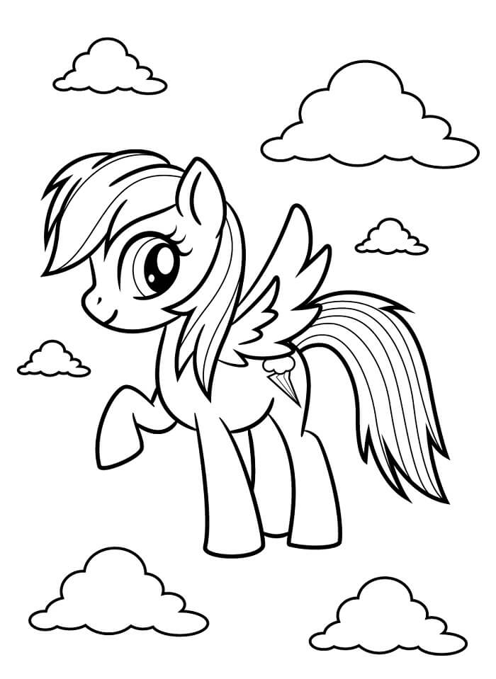 Fise de colorat cu Imprimabile Gratuite My Little Pony