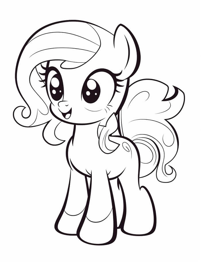 Fise de colorat cu Imprimabile My Little Pony Pentru Copii