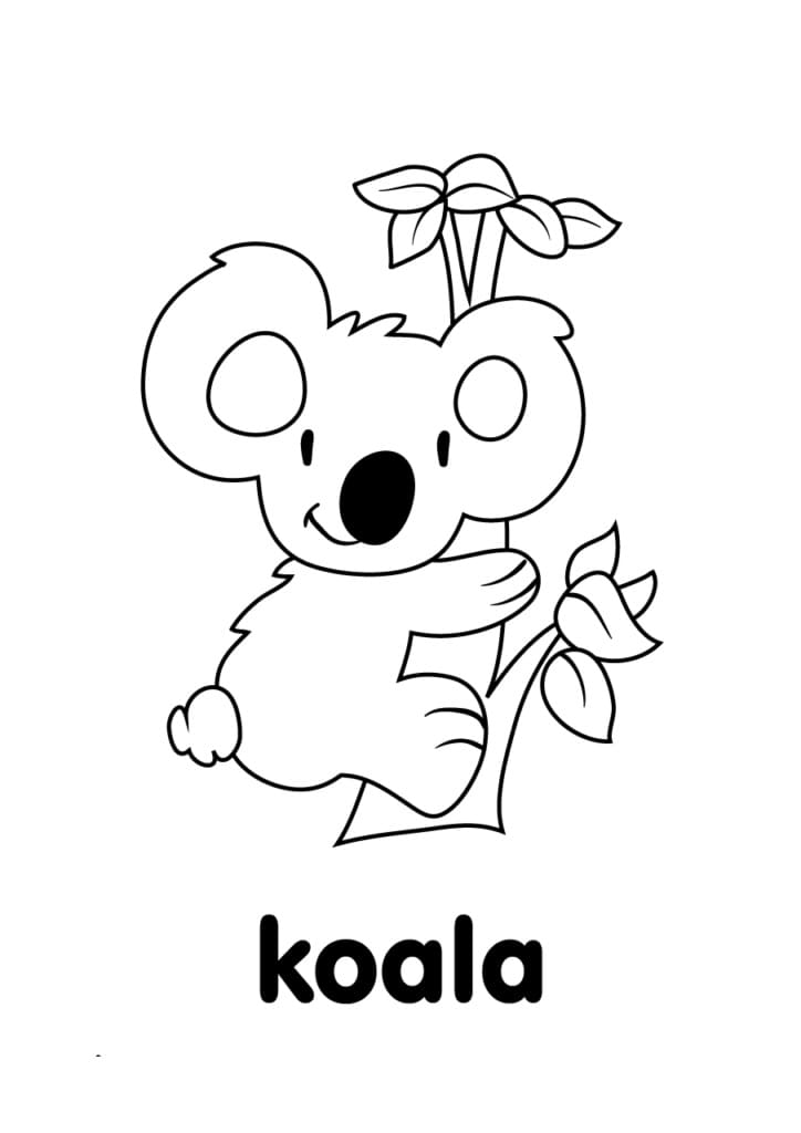 Koala de colorat p15