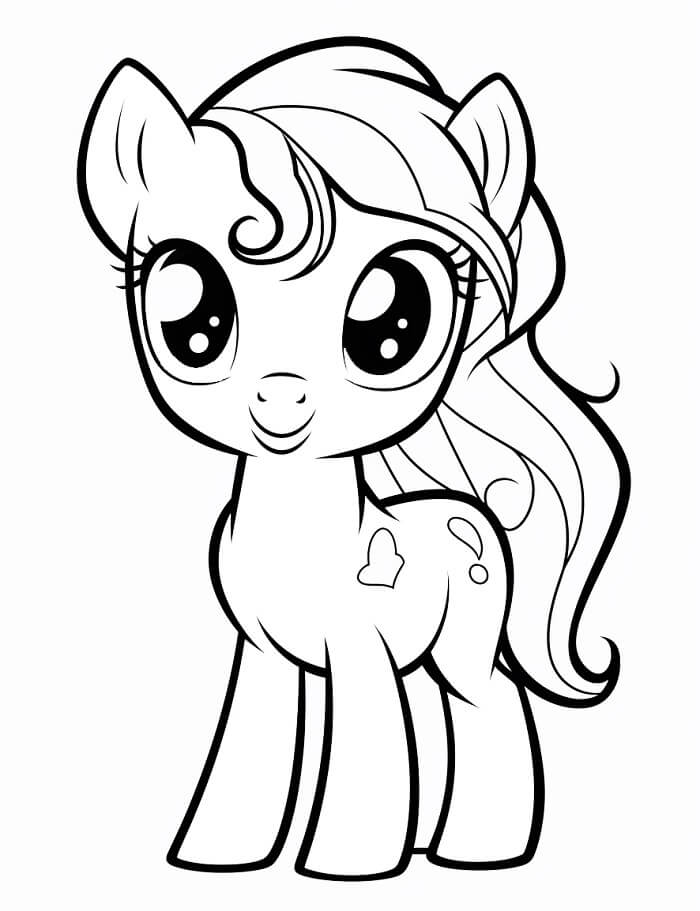 Fise de colorat cu My Little Pony Gratuite