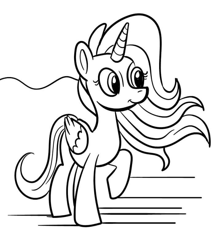 Fise de colorat cu My Little Pony Imprimabile Gratuite Pentru Copii