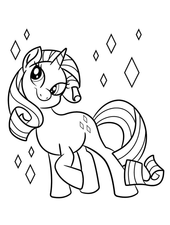 Fise de colorat cu My Little Pony Imprimabile Gratuite