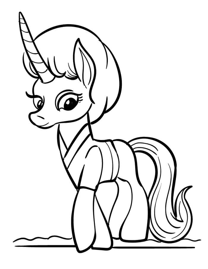 Fise de colorat cu My Little Pony Pentru Copii