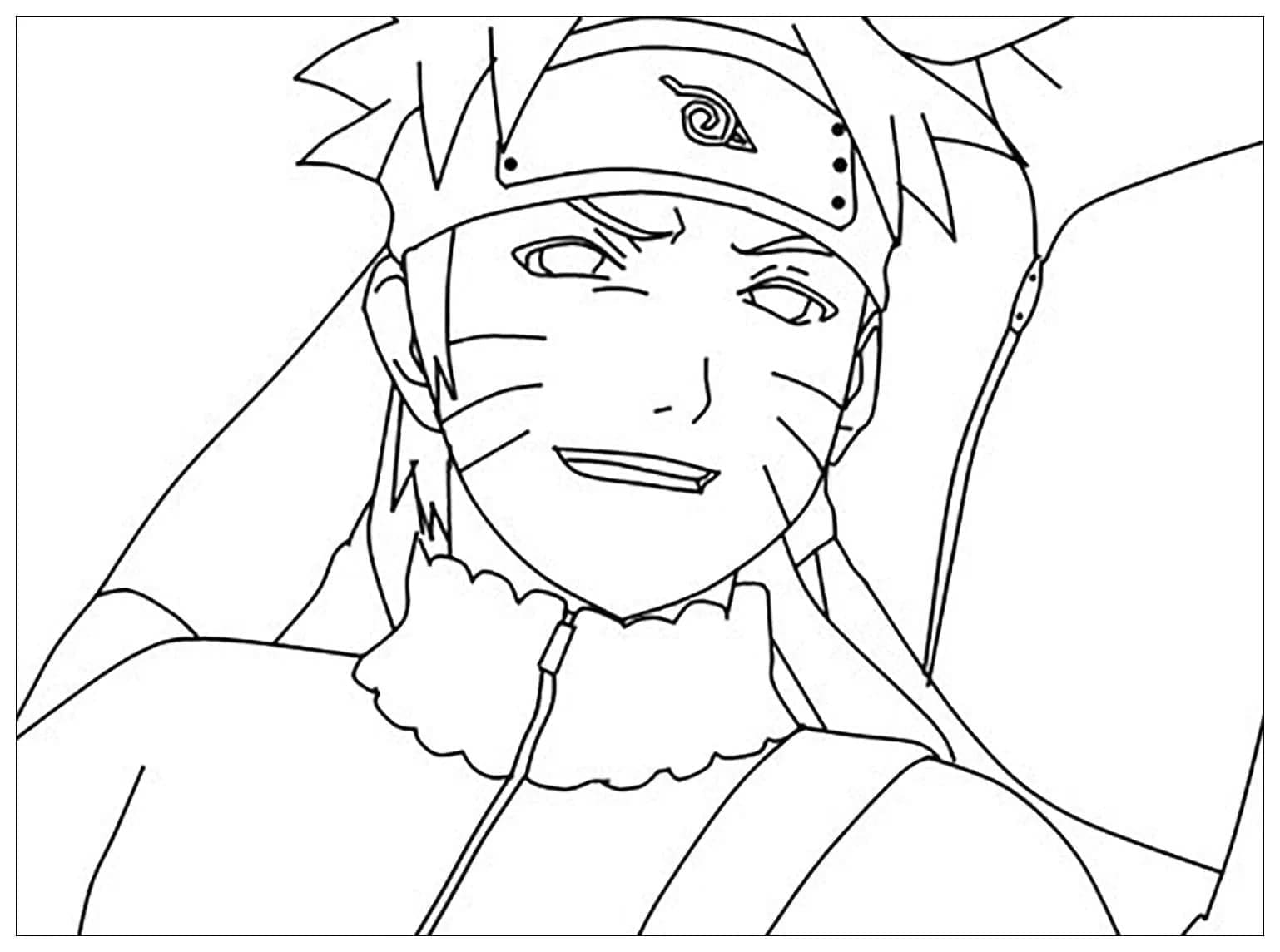 Naruto de colorat p06