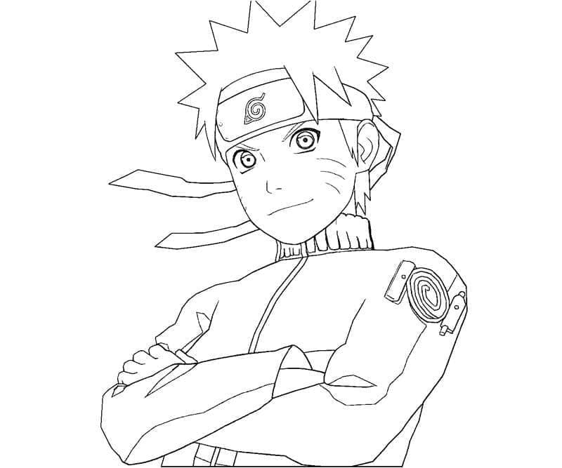 Naruto de colorat p44