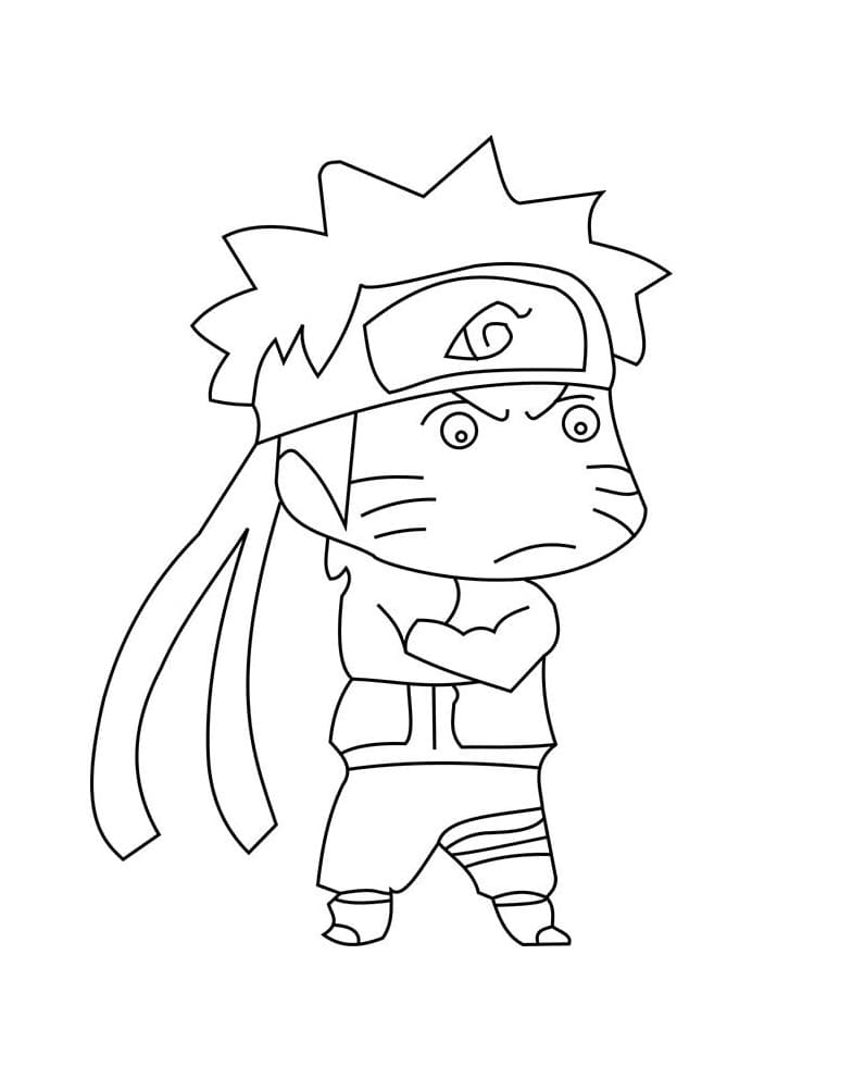 Naruto de colorat p49
