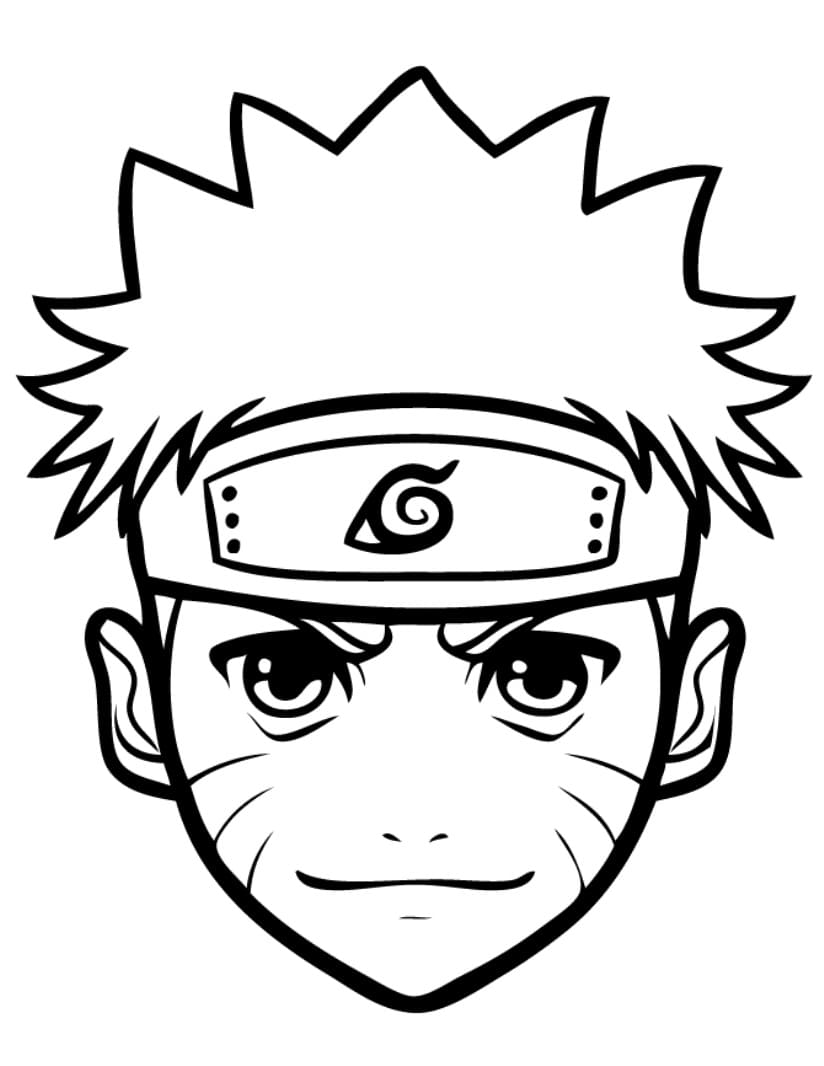 Naruto de colorat p51