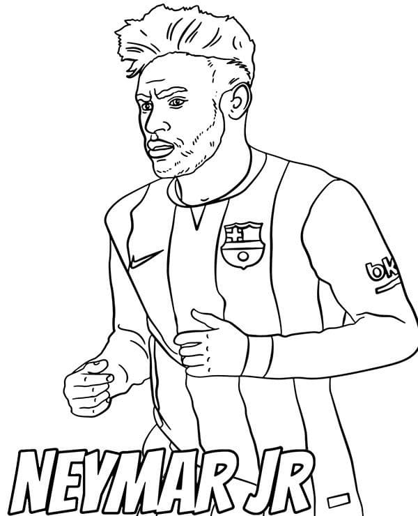 Neymar de colorat p01