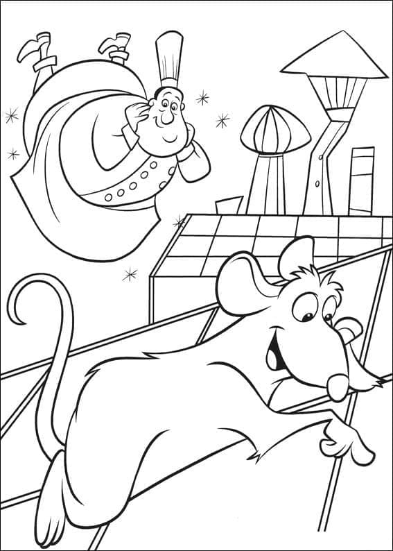 Ratatouille de colorat p45