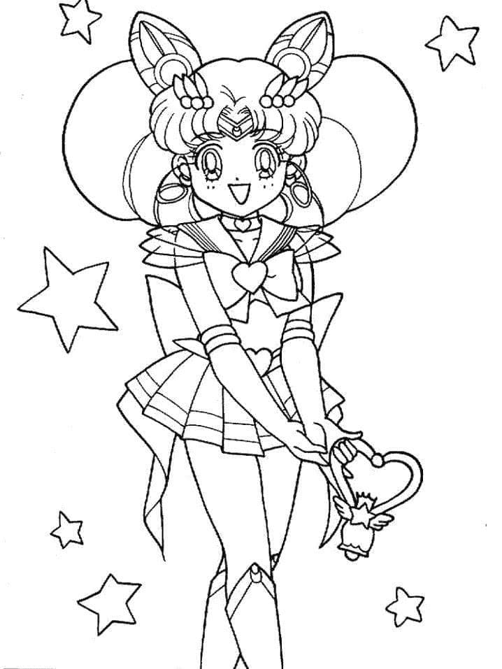 Sailor moon de colorat p02