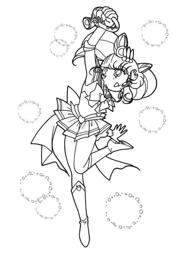 Sailor moon de colorat p03