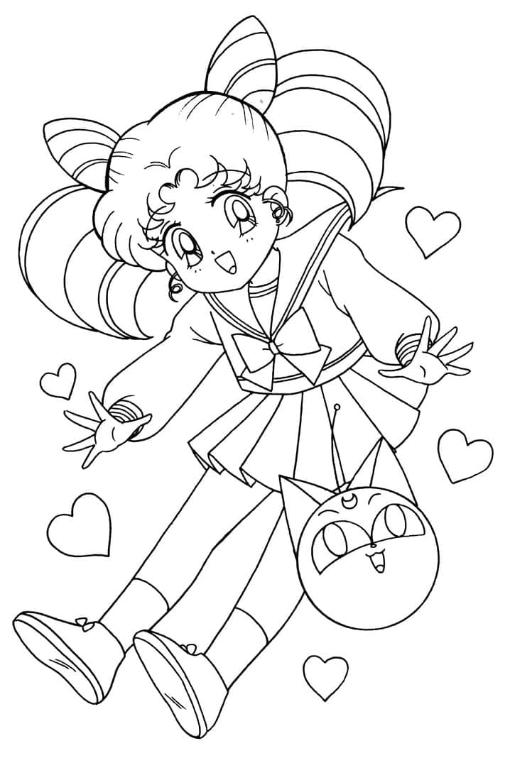 Sailor moon de colorat p14