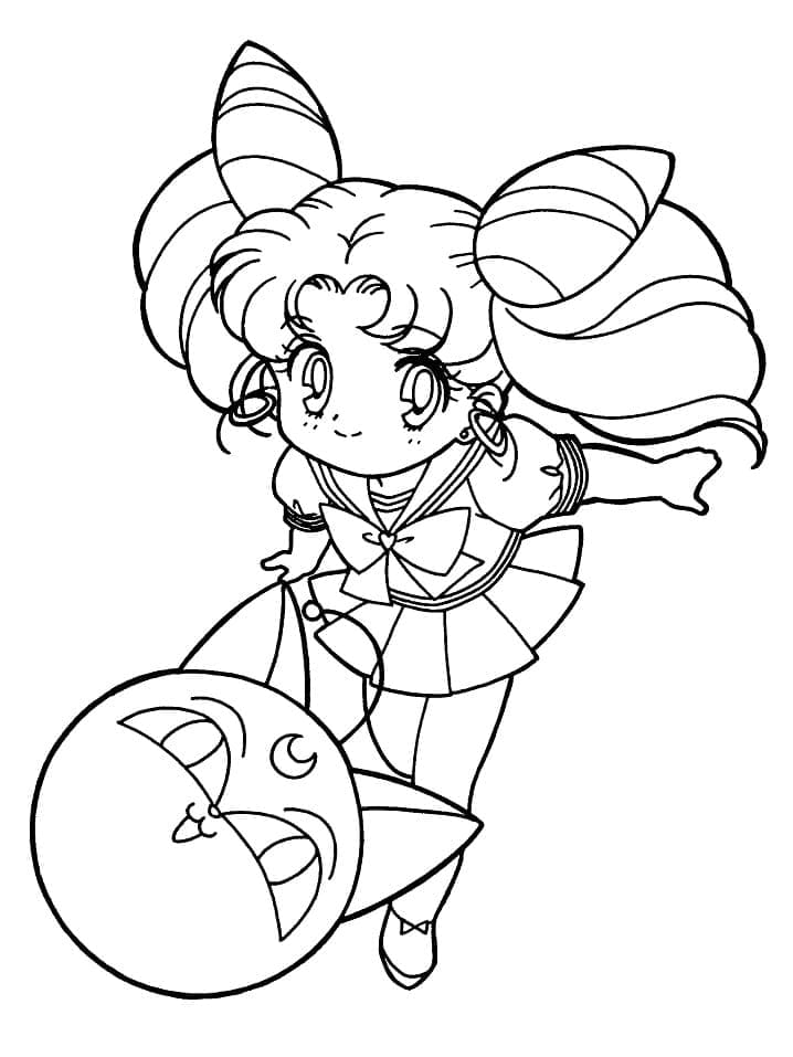 Sailor moon de colorat p16