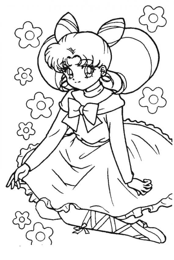 Sailor moon de colorat p18