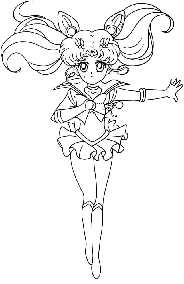 Sailor moon de colorat p20