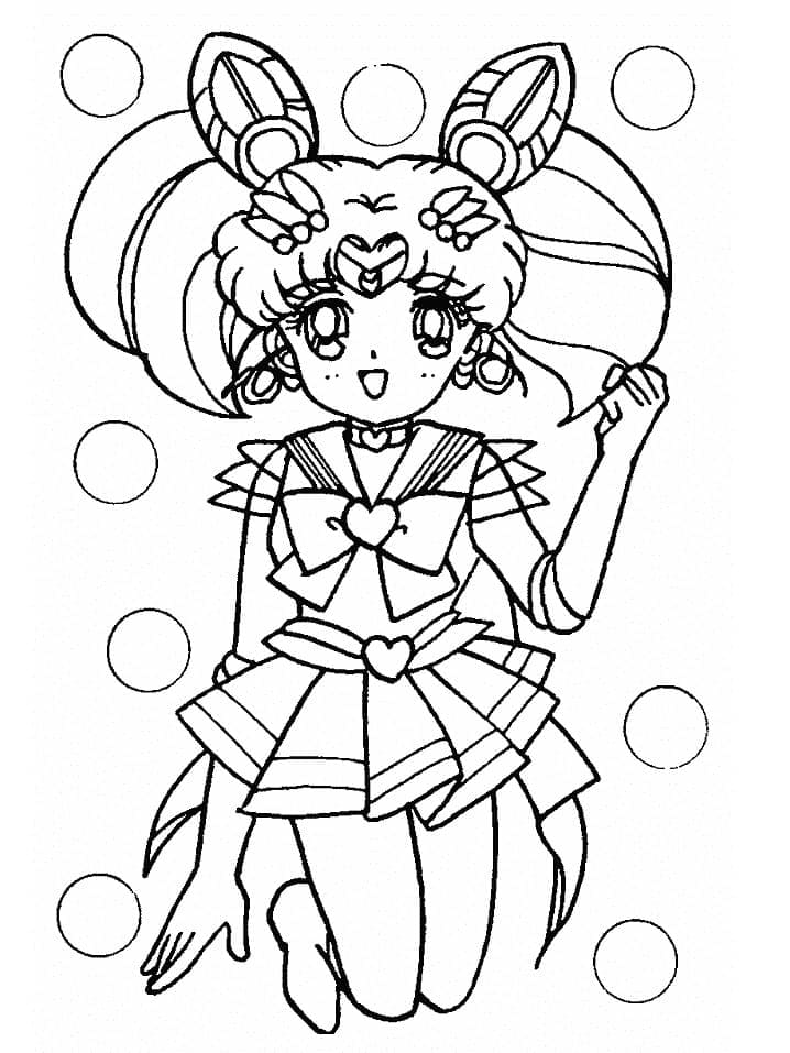 Sailor moon de colorat p23