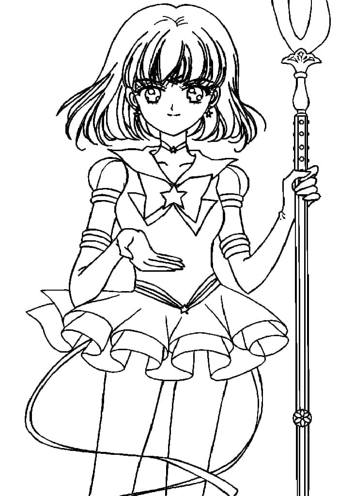 Sailor moon de colorat p29