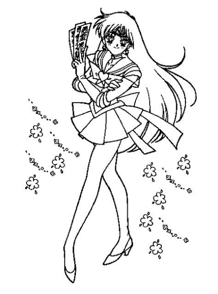 Sailor moon de colorat p31