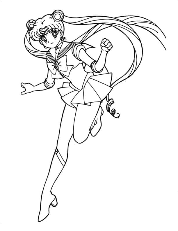 Sailor moon de colorat p35