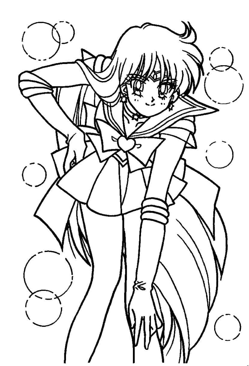 Sailor moon de colorat p36