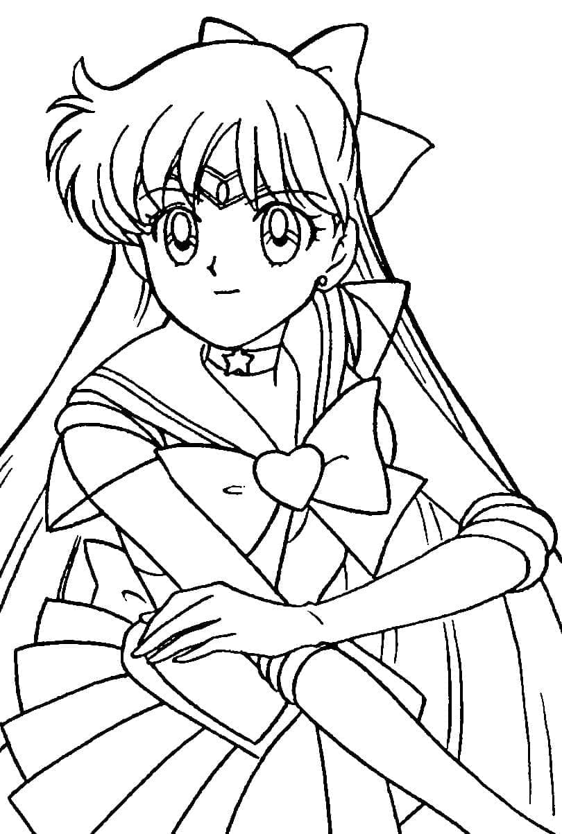 Sailor moon de colorat p38