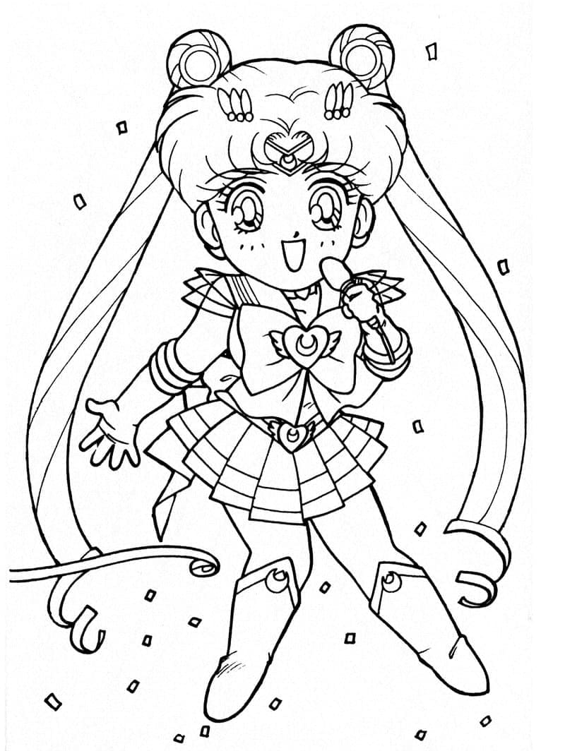 Sailor moon de colorat p39