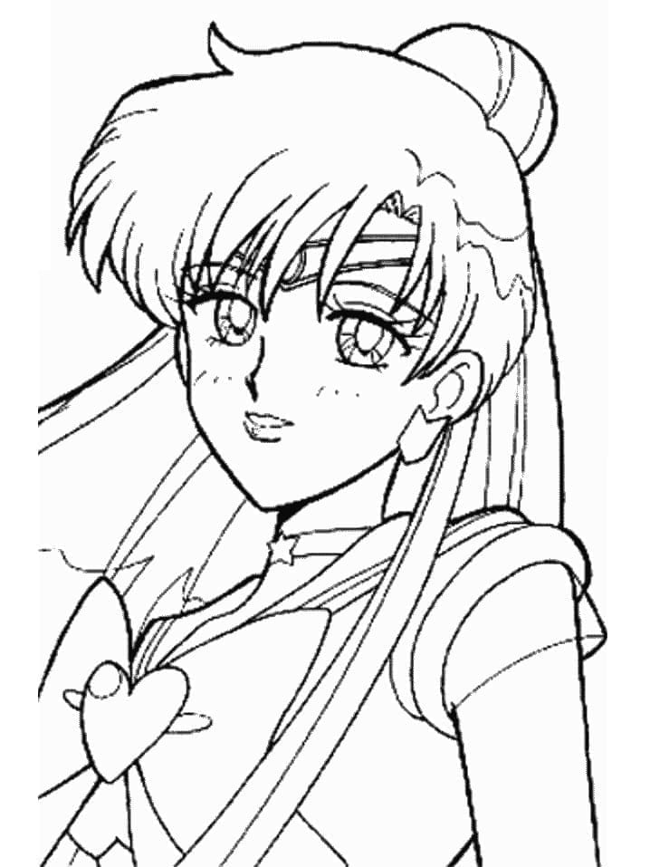 Sailor moon de colorat p41