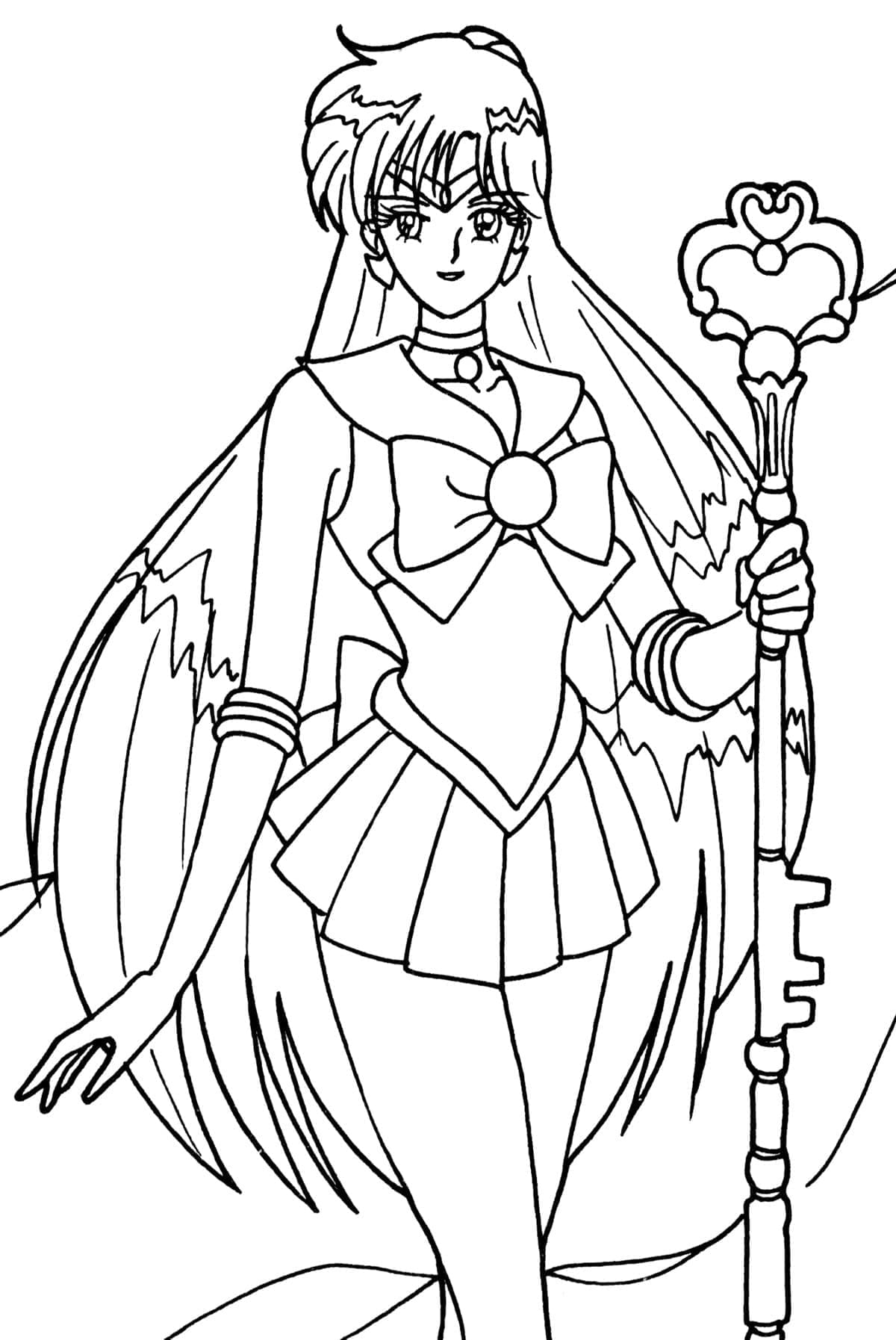 Sailor moon de colorat p42