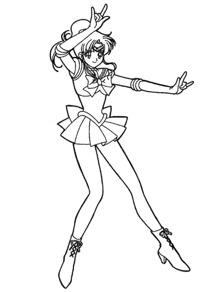 Sailor moon de colorat p43
