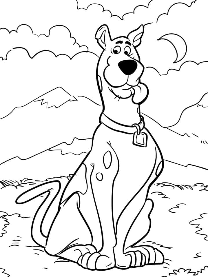 Scooby doo de colorat p23